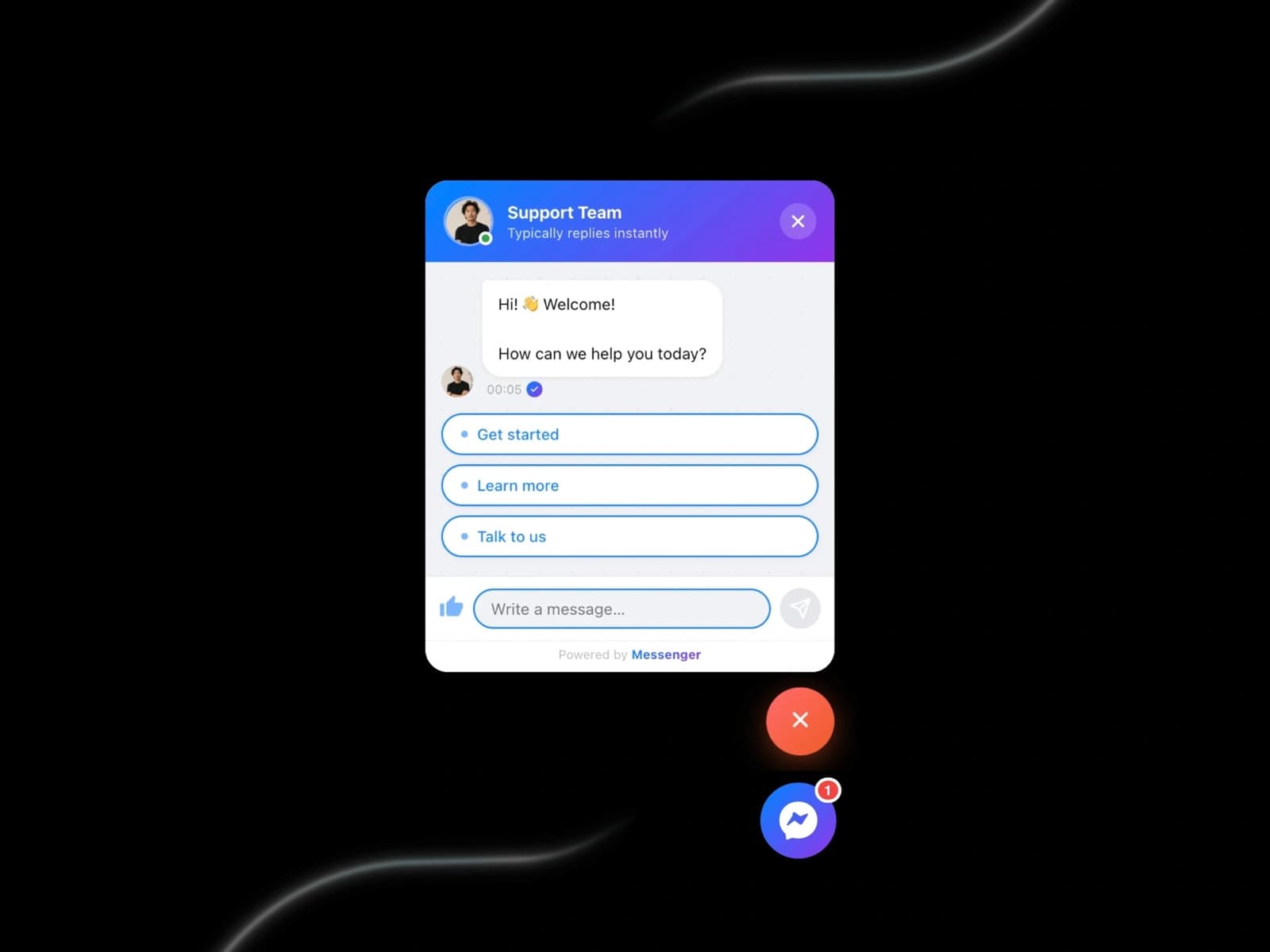 Messenger Widget