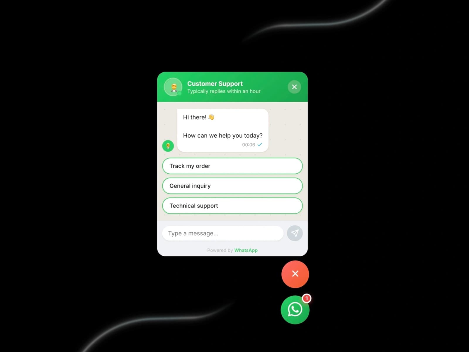 WhatsApp Widget Pro